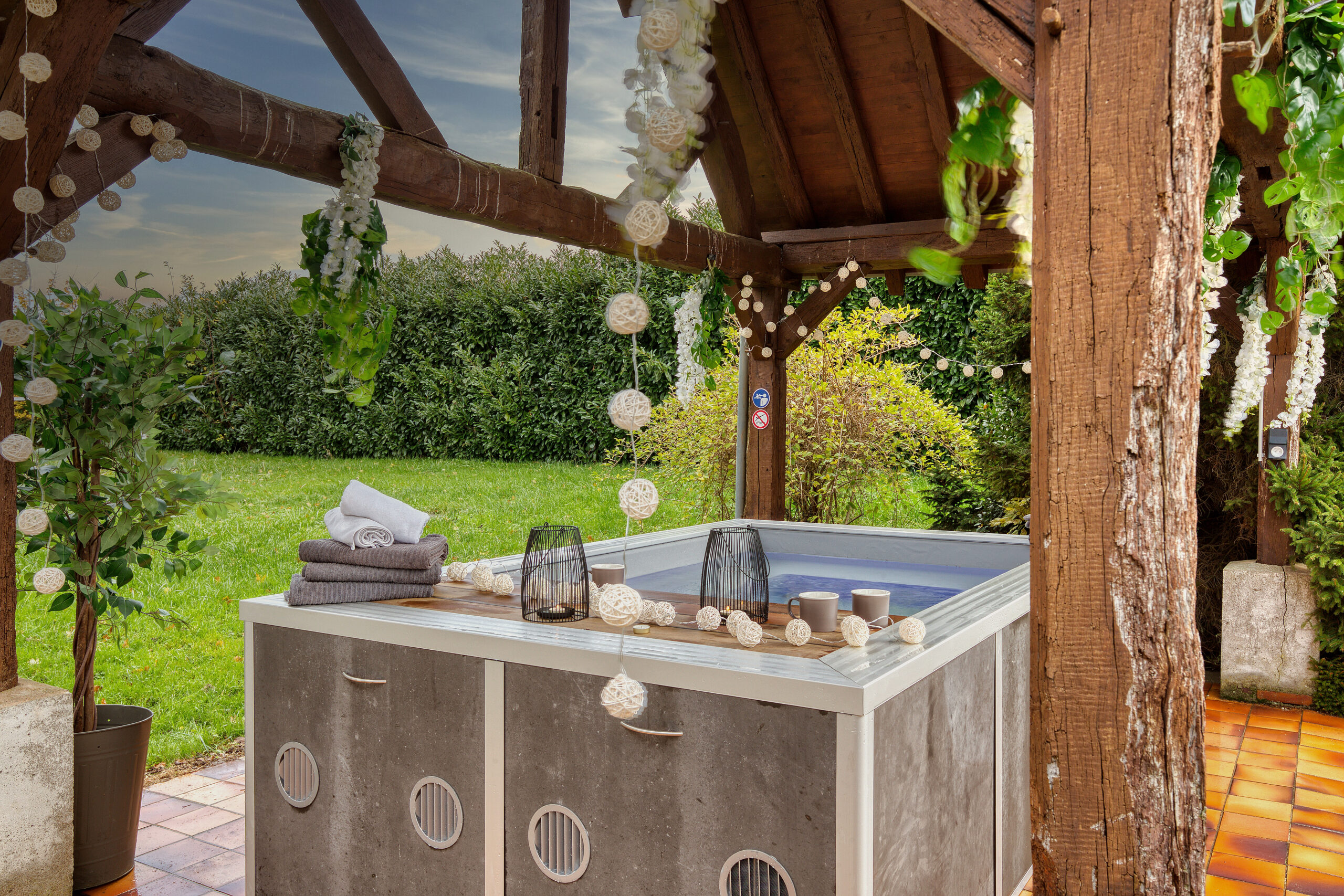 Bain nordique d'une villa So Villas
