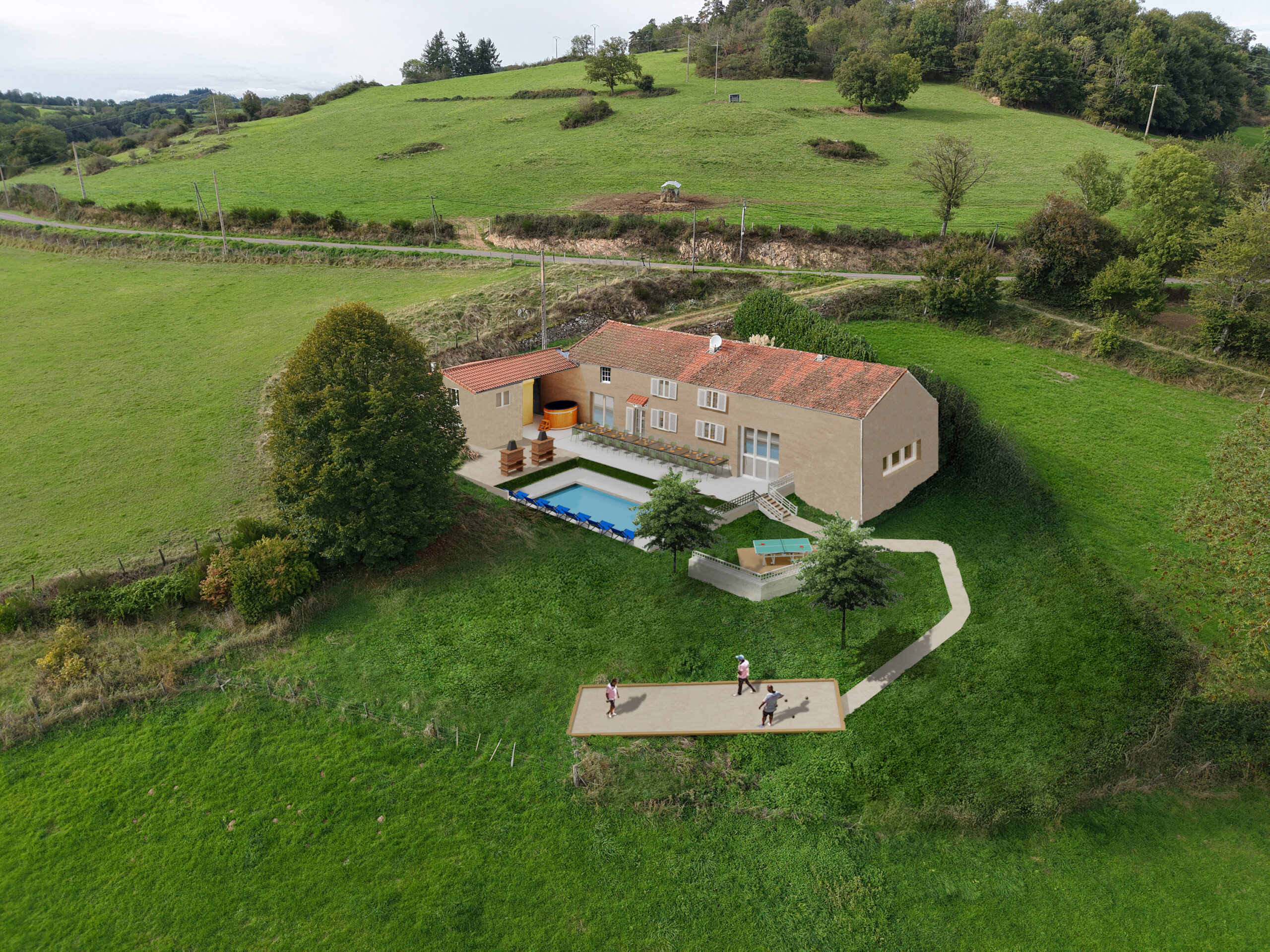 Villa Saint-Martin à Saint-Martin-la-Sauveté (42)