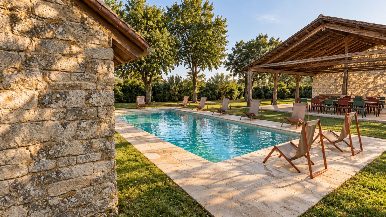Villa avec piscine près d'Angers, location pour grand groupe