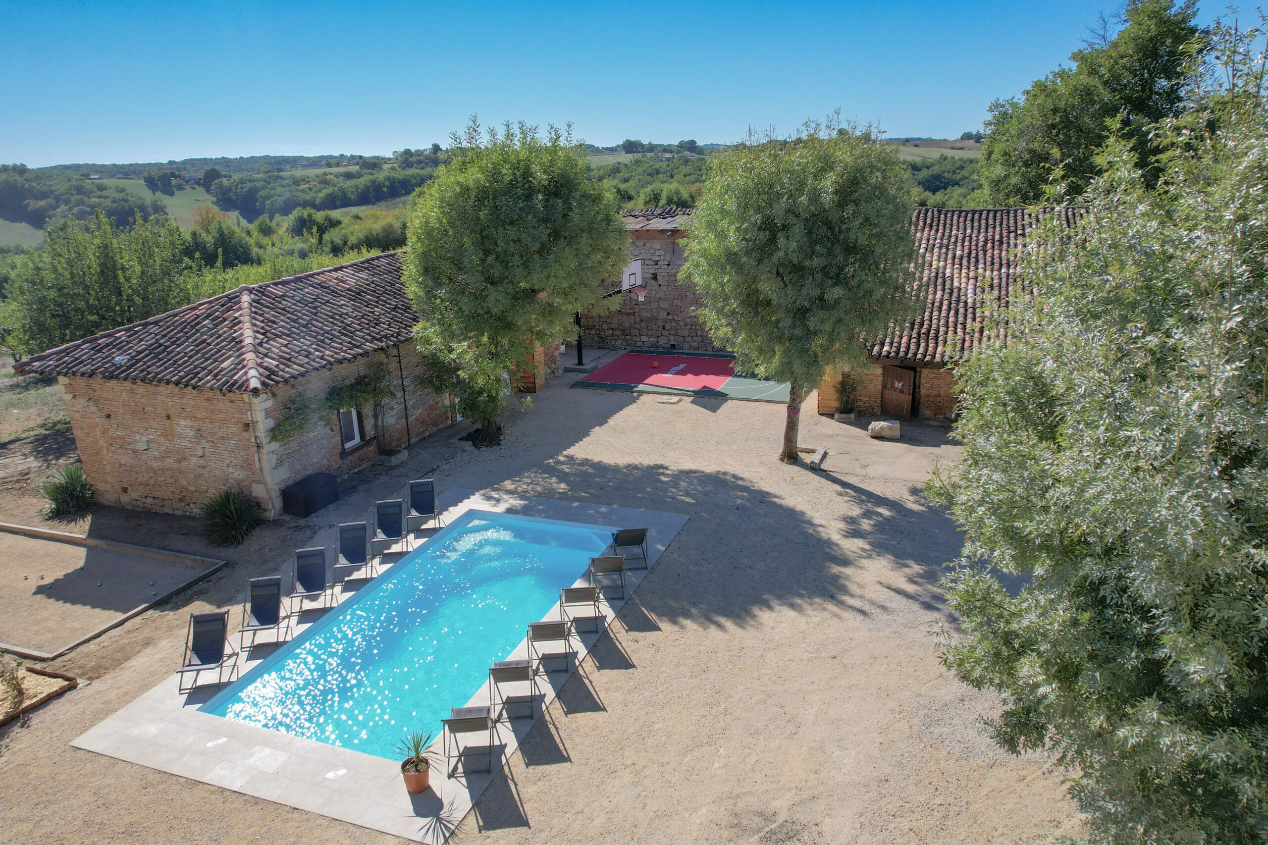 Villa avec piscine près de Toulouse, location pour grand groupe